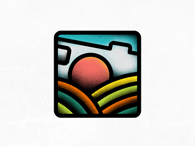Dribble Nature In Photography graphic design minimalism nature photography sunset