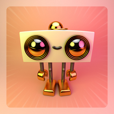 goldboi 3d c4d character