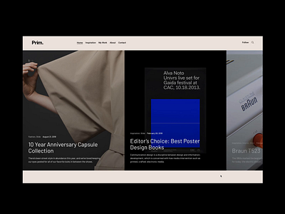 Prim - WordPress Theme blog fashion furniture interior magazine minimal responsive template theme wordpress