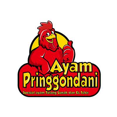 Logo Ayam Pringgondani branding design illustration logo logo design logo designer logodesign logos logotype vector