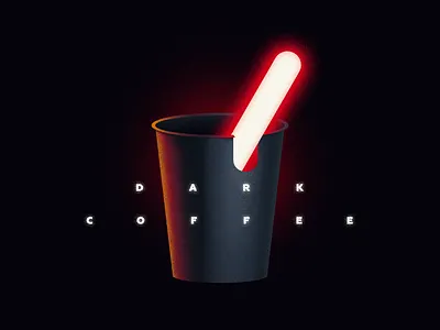 Dark Coffee coffee coffee cup dark side darkside darth darth vader darthvader illustraion illustration art illustration design illustration digital illustrations illustrator jedi star wars starwars vader