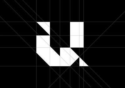36 Days of Type - U 36daysoftype07 brand branding contrast custom font custom lettering custom logo design graphic design grid design grid logo grid system lettering logo logo design logodesign monogram typography visual communication visual identity