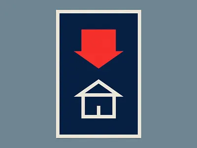 Stay Home 2020 be safe blue corona coronavirus covid 19 icons illustration poster psa red shapes stay home
