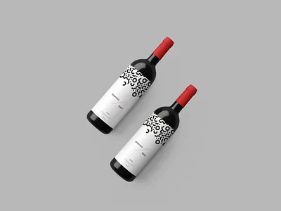 quarenta/forty: Quarantine Wine of the month bottle design branding dribbble graphic design package design packaging wine label