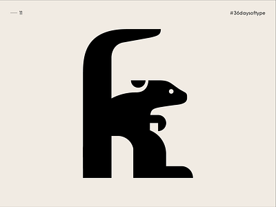 K as Tree Kangaroo - 36 Days of Type 2020 36daysoftype alphabet alphabet typography animal australia bestiary graphic design graphic designer johannlucchini kangaroo kangaroo logo logotype typography