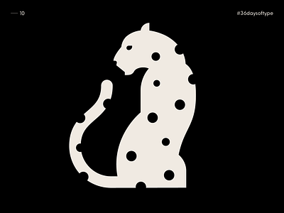 J for Jaguar - 36 Days of Type 2020 36daysoftype alphabet art direction bestiary big cat black and white cat cats feline graphic design jaguar johannlucchini logotype minimal minimalist logo tiger tiger logo typography