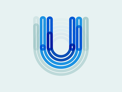 U 36 days of type 36daysoftype 36daysoftype07 36daysoftype2020 36daysoftypeu blue design flat green illustration typography vector