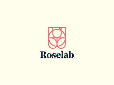 Roselab - Final Logo brand branding icon identity logo