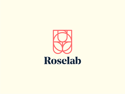 Roselab - Final Logo brand branding icon identity logo