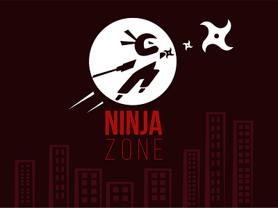 Ninja Zone brand branding creative fight club fighting graphic design illustration inspiration logo deisgn minimal logo ninja scene vector zone