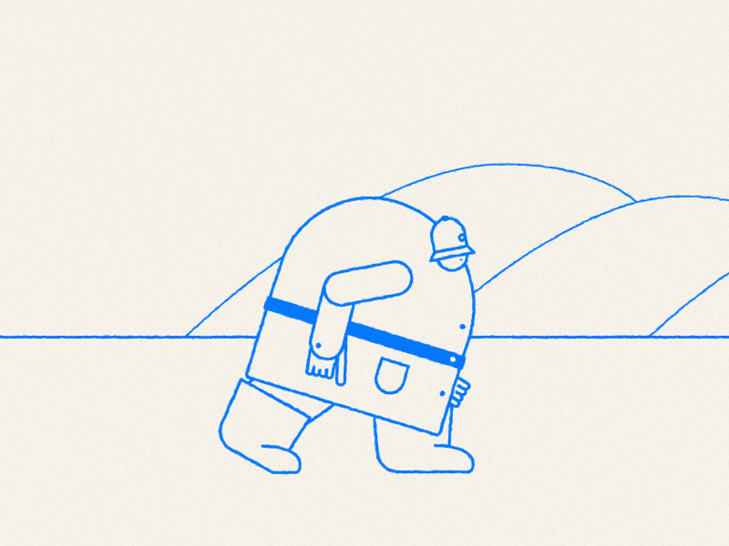 Guard loop aftereffects animation character character animation duik motion design