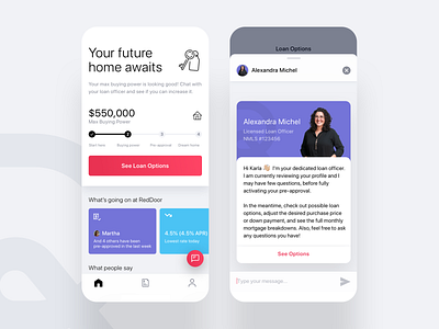 RedDoor 🚀 app ios mobile startup ui uidesign ux visualdesign