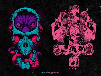 AS. WEAR apparel artwork branding digital art drawing flowers graphic design horror art illustration kraken merch octopus print roses scary skull skull art streetwear vector vector art