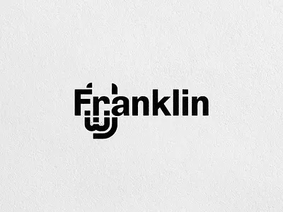 Franklin boston terrier custom design dog franklin gothic lettering logo modern type typeface typography