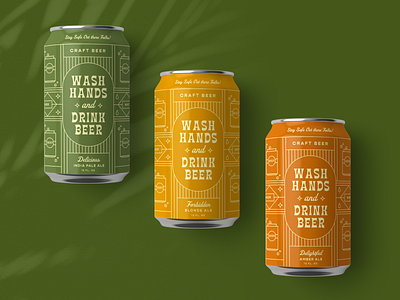 Wash Hands and Drink Beer: Eliqs Drink 4 Good beer beer branding beer can illustration label packaging tiki