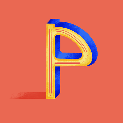 36 days of type: P 2020 36daysoftype07 colors palette digital illustration digital painting illustration