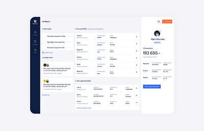 Dashboard for Crowdworks behavior design ui ux