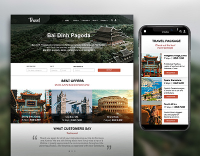 Travel Website: UI UX Design