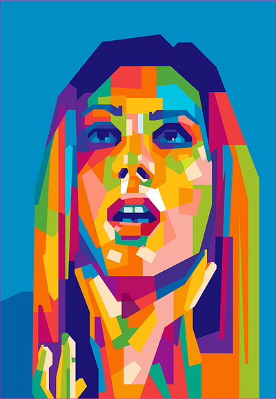 KANG TRACING abstract abstract art abstract design beautiful color palette colorful colors commission commission open commissions fiverr designer fiverr.com fiverrgigs geometric geometric art geometry illustration pop art popart wpap
