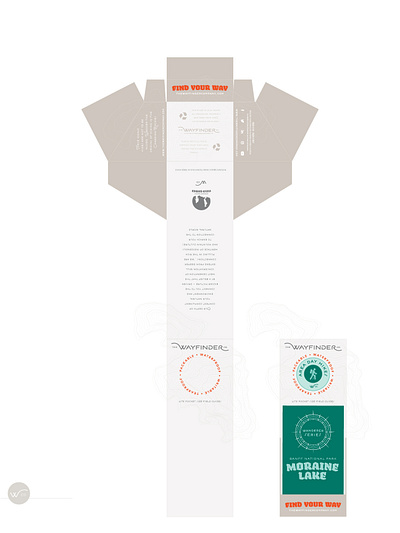 20 Pack Packaging active guide system brand canadian identity creative direction design foundations of hiking gamification hike identity illustration landscape maps myth packaging print templates thewayfindercompany typography