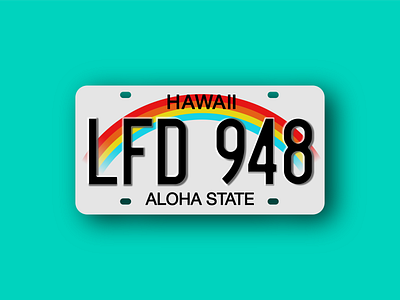 Memories from 2016 aloha hawaii license plate maui