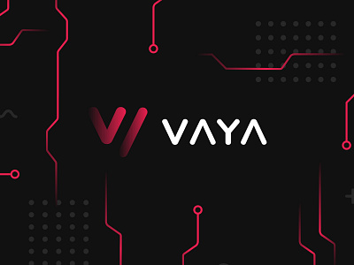 Vaya Software logo brand branding logo logotype minimal typography web