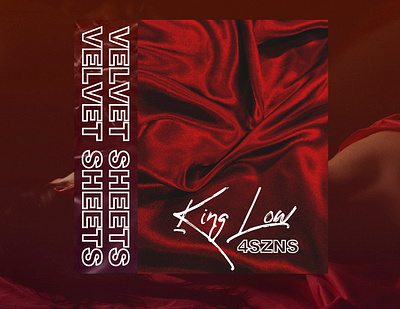 Album art for Velvet Sheets by King Low albumart albumartwork albumcover albumdesign