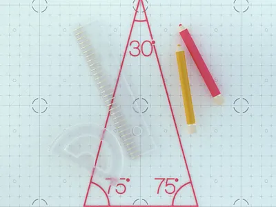 "I is for Isosceles" c4d c4dart c4dfordesigners cinema 4d cinema4d illustration octane triganle