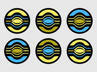 Colour Exploration Logo bold branding color design logo