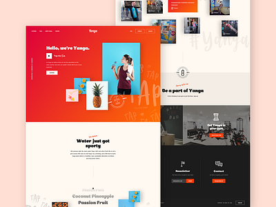 Homepage Concept branding design footer footer design gradient gradient mesh homepage interface landingpage ui ux web webdesign website website concept