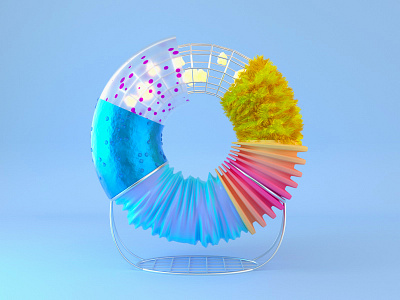 O - 36 days of type 2020 2020 36daysoftype 3d c4d cinema4d design lettering octane render typography