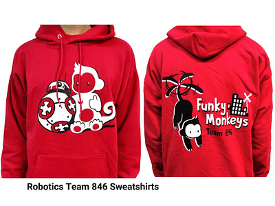 Robotics StarWars Theme Sweatshirts apparel branding clean design graphic design illustration red robotics shirt shirts sweatshirt tshirt vector