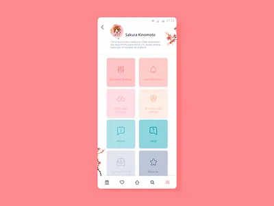 Daily UI :: Settings 007 daily mobile settings ui uidesign