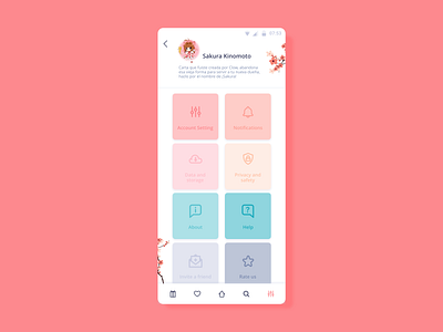 Daily UI :: Settings 007 daily mobile settings ui uidesign