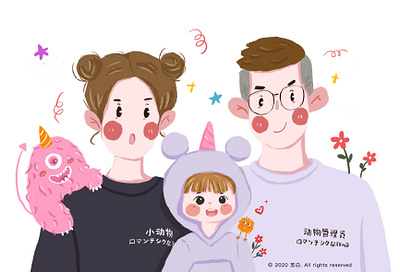 family 1 design design draw icons illustration illustration app illustration art banner design typography ui