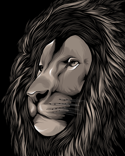 Lion animal branding design illustration lion logo movie movie poster poster art poster design posters vector