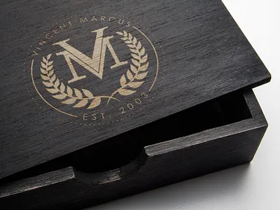 Vincent Marcus Branding design graphic design logo mockup