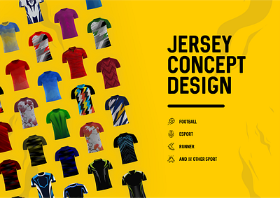 Jersey Consept Design brand design brand identity esport football jersey jersey design runner vector