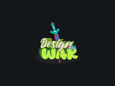 Design Not War design typography vector