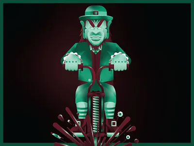 Leprechaun blood gore horror leprechaun pogo warwick