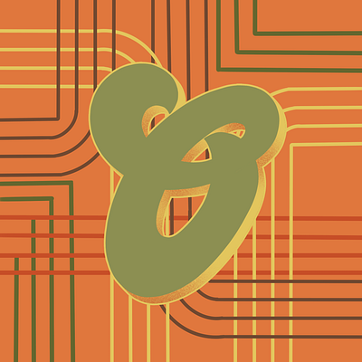 36 Days of Type O 36daysoftype 36daysoftype07 70sdesign 70sscript hand lettering illustration illustrator lettering typography