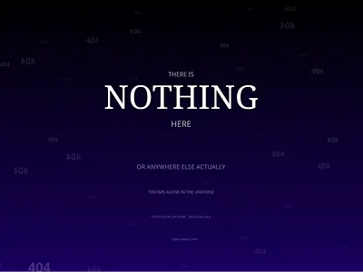 Daily UI Day 8: 404 Page 404 404 error page 404 page 404page app app design art branding daily 100 challenge dailyui day008 day8 minimalism type typography website website design