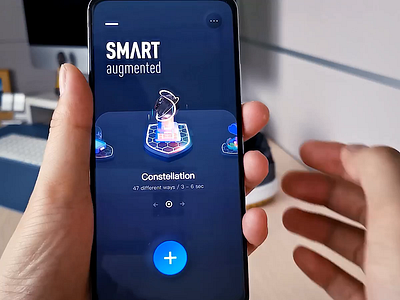 Smart Augmented App ai app color concept data interactive motion technology