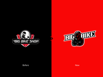 Rebranding BigBike Shop biker branddesign branddsign brandnew illustration logo design logodesigns logolearn mascot logo rebranding type vietnam visual design