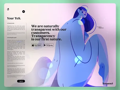 Transparency 👌 our first nature mobile