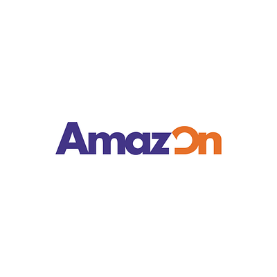 Amazon Ground branding flat logo vector