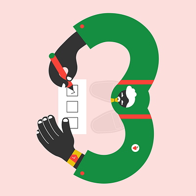 Buck Vote art direction design drawing election illustration usa vecorart vector vote