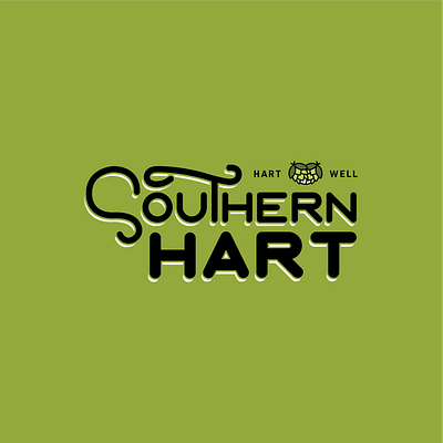 Southern Hart Brewery branding design logo vector