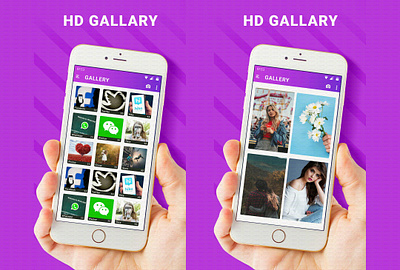 HD Gallary App app design ui