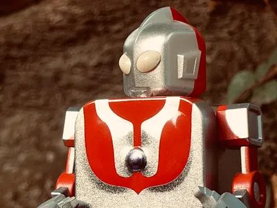 Ultraman X TinBot action figures branding culture design designer toys designertoy retro robot tinbot toy